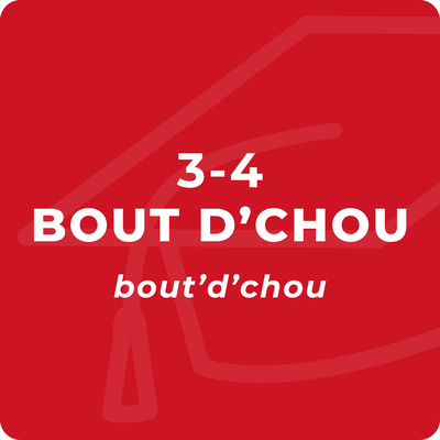 5 weeks lessons - Bout D'chou - 13h30-14h30