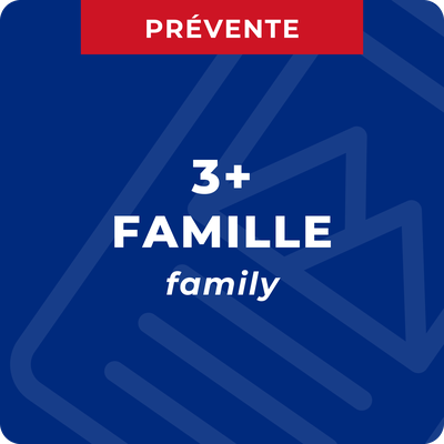 Abonnement illimité - MTB - Famille de 3 (-10%)