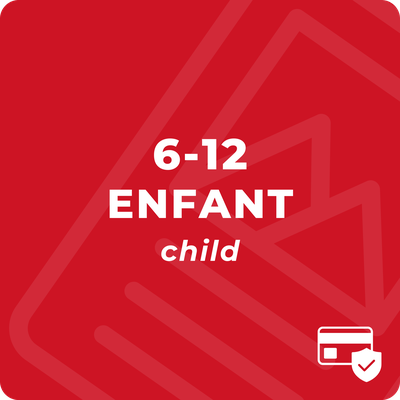 5 weeks Limited pass 6-12 years old