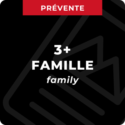 Abonnement illimité - MTB - Famille de 3 (-10%)