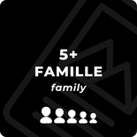 Abonnement illimité - MTB - Famille de 5 et + (-15%)