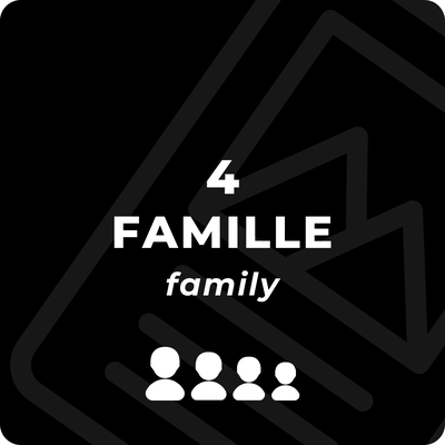 Abonnement illimité - MTB - Famille de 4 (-10%)