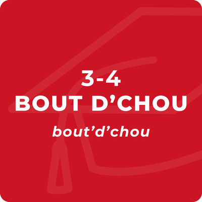 10 weeks lessons - Bout D'chou - 11h00-12h00