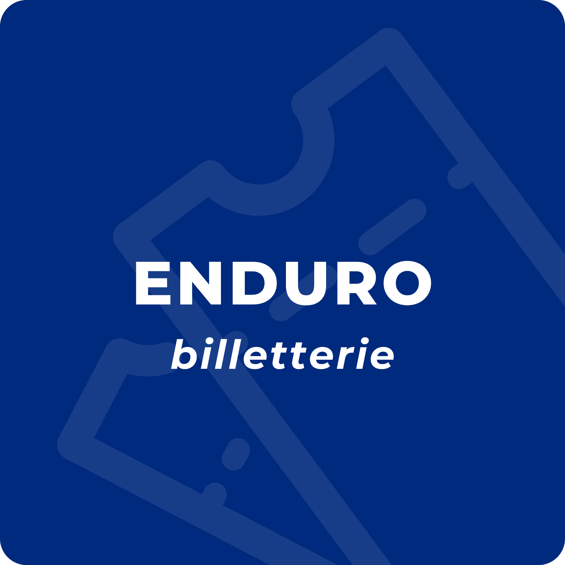 Billetterie MTB Enduro