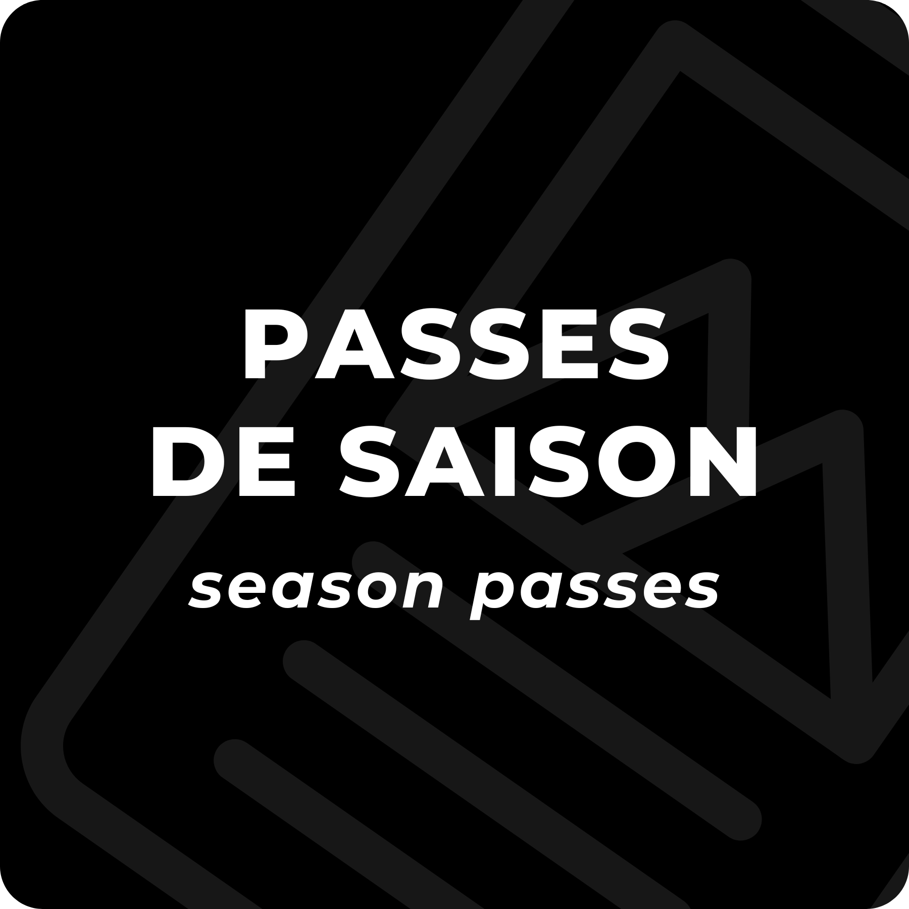 PASSES DE SAISON